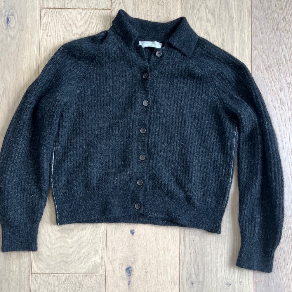 Everlane alpaca sweater M, charcoal grey